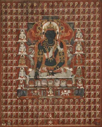 Boeddha Akshobhya en de Oostelijke Vergadering van de Sarvadurgatiparishodhana Mandala